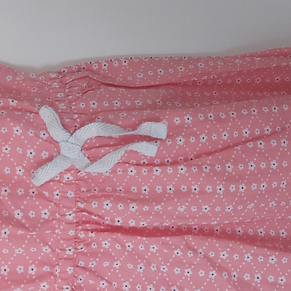 NWT Hanna Andersson 100% Cotton Pink Floral Dress with Elastic Waist/Cuff - Picture 4 of 8